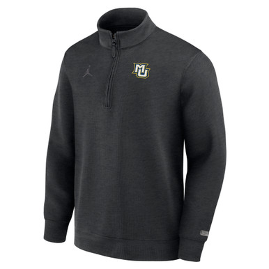 Jordan Coaches 1/2 Zip - Black - MARQUETTE UNIVERSITY SPIRIT SHOP