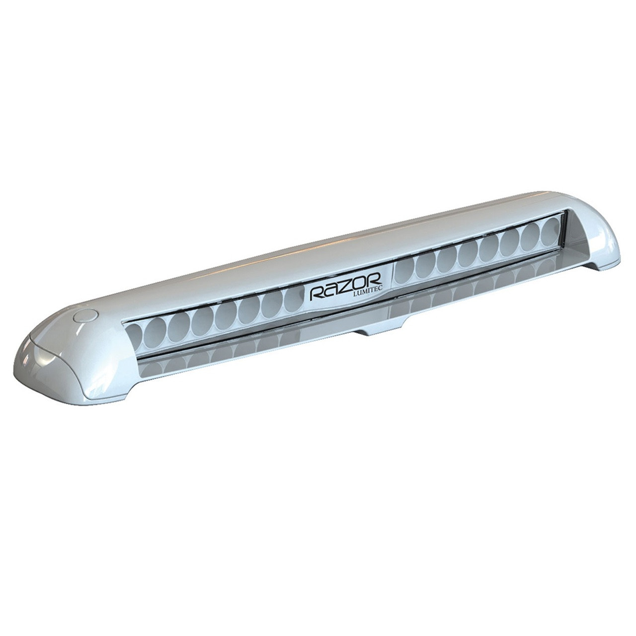 Lumitec Razor Flood Light Bar Flush Mount White Led White