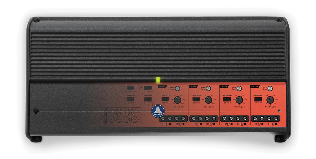JL Audio XDM800/8 Marine Amplifier 8-channel Full-range 800 Watt