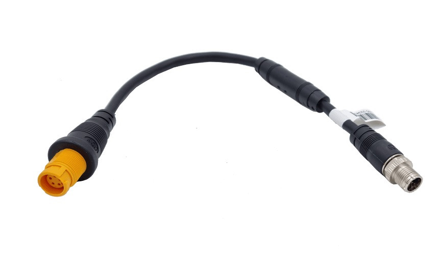 Lowrance M12m-5pf 1.2ft M12m 8-pin To Yellow 5-pin Ethernet