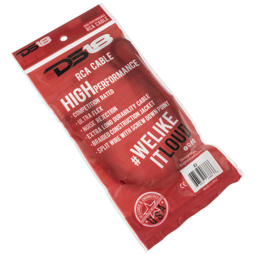 DS18 Advance Ultra Flex RCA Cable - 3' - R3