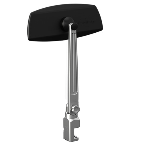 PTM Edge Pontoon Mirror/Bracket Kit w/VR-100 Pro & PCX-200 (Silver) - P13157-200TEBCL