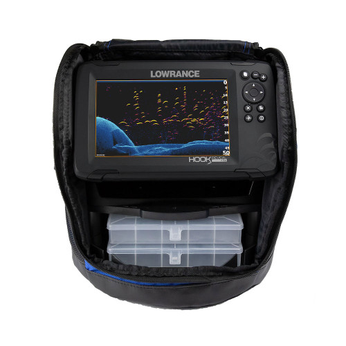 Restored Lowrance 000-15503-001 Hook Reveal 5x Fish finder Splitshot with  Down scan Imaging without Mapping (Refurbished) 