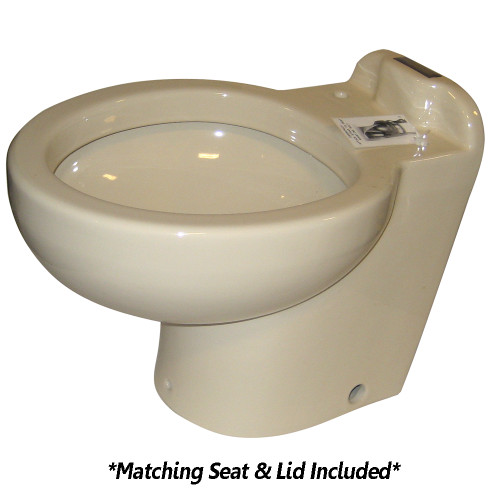 Raritan Marine Elegance - Household Style - Bone - Fresh or Saltwater - Smart Toilet Control - 12v - 220AHS012