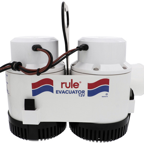 Rule 7,700 GPH GPH Evacuator Pump 12V - 7700D