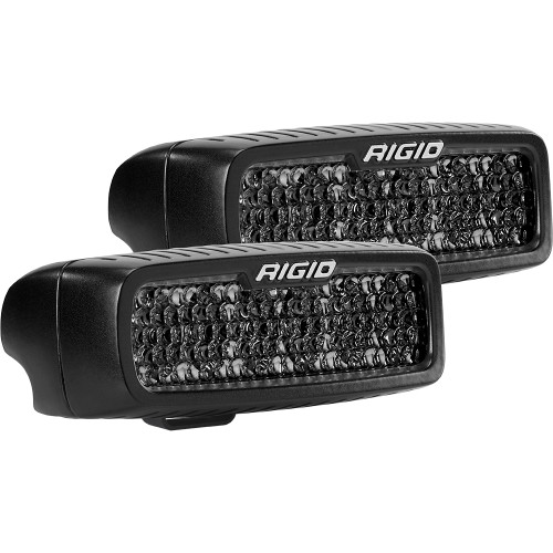 RIGID Industries SR-Q Series PRO Spot Diffused Midnight Surface Mount - Pair - 905513BLK