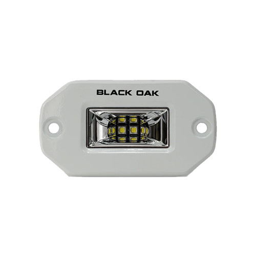 Black Oak Pro Series 2" Flush Mounted Scene Light - White - 2FSL-SRPOD10CR