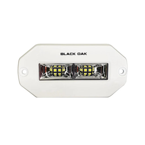 Black Oak Pro Series 4" Flush Mount Spreader Light - White Housing - 4FMSL-S