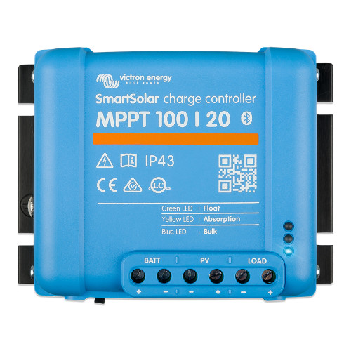 Victron SmartSolar MPPT 100/20 - Up to 48 VDC - UL Approved - SCC110020160R