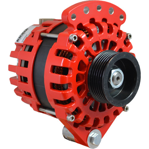 Balmar Alternator 170AMP, 12V, 1-2" Single Foot K6 Pulley w/Isolated Grounding - XT-SF-170-K6-IG