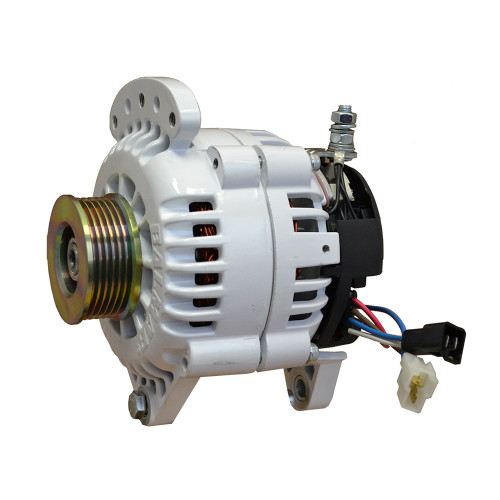 Balmar Alternator 100 Amp 12V 3.15" Dual foot Saddle Single K6 Pulley w/Isolated Grounding - 60-120-K6