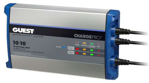 Guest ChargePro 2720A 20A 120V 2 Bank Battery Charger