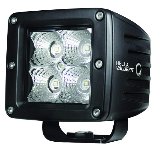 Hella Marine Value Fit LED 4 Cube Flood Light - Black - 357204031