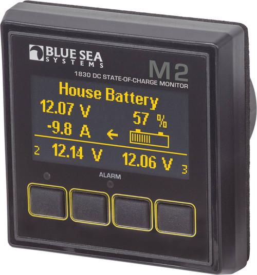 Blue Sea M2 DC Multimeter With State Of Charge - 1830-BSS