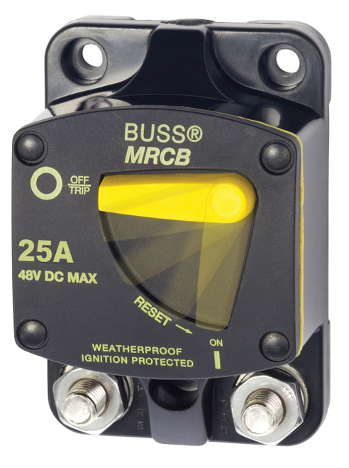 Blue Sea 187-series 25 Amp Circuit Breaker Surface Mount - 7135-BSS