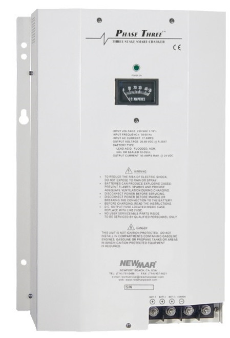 Newmar PT-24-60w 24v 60a Charger 230v Input