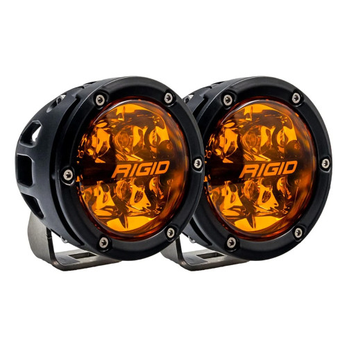 RIGID Industries 360 Series 4" Spot w/Amber Pro Lens - Pair - 36123