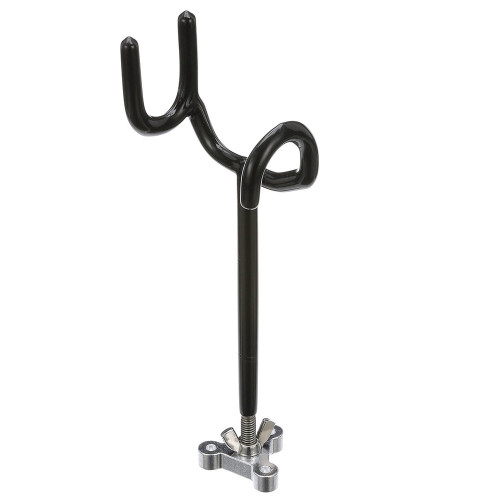 Stainless Steel Rod Holder Flush with White Cap Angled Heavy Duty
