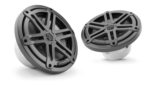 JL Audio M3 6.5in Coaxial Speakers Gray Sport Grille - M3-650X-S