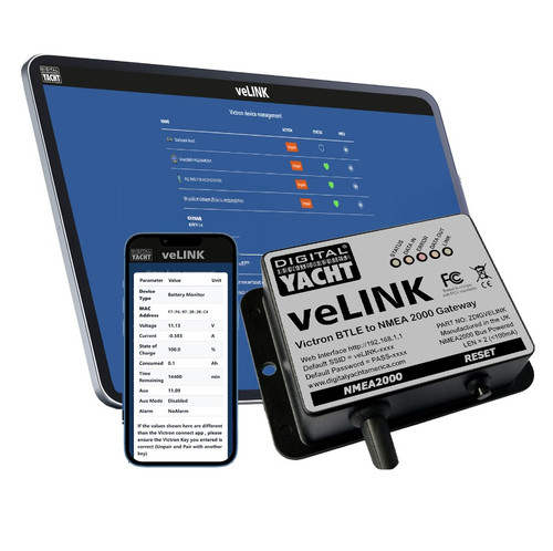 Digital Yacht VELINK Victron BLE to NMEA2000 Interface - ZDIGVELINK