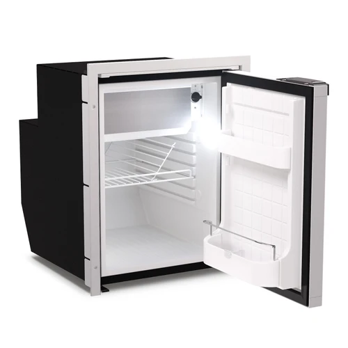 Vitrifrigo C51iJD3O-F 1.8 cu. ft. Refrigerator w/freezer compartment, Black, internal unit,  Adjustable flange,  CHROMELOCK, RIGHT HINGE, DC ONLY,12/24V, UL