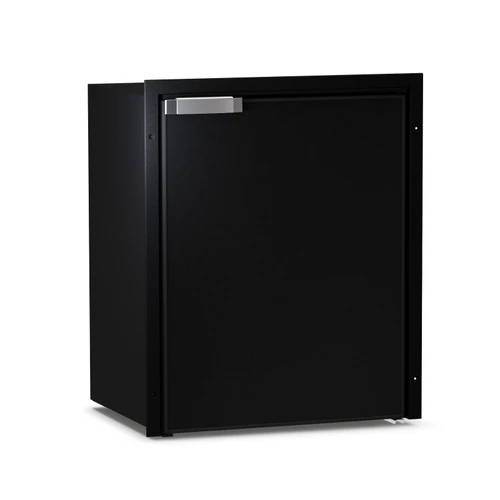 Vitrifrigo C60iBD4O-F  2.1 cu. ft. Refrigerator w/freezer compartment, Black, internal unit, Adjustable flange,  CHROMELOCK, RIGHT HINGE, AC/DC, 12/24V 115/230VAC - 50/60Hz UL
