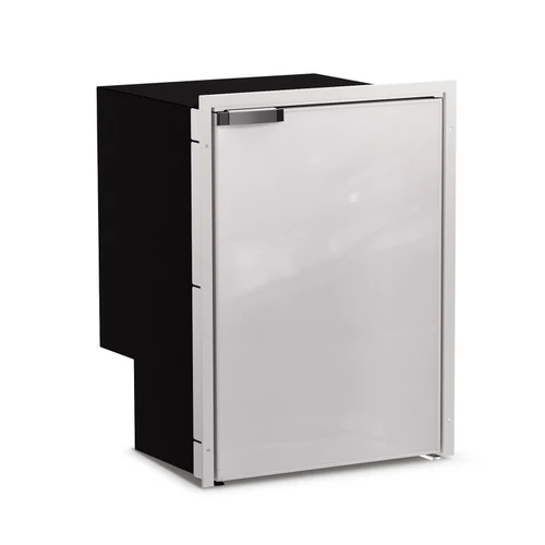 Vitrifrigo C115IJD3-EO-F  4.2 cu. ft. Refrigerator w/freezer compartment, Grey, internal unit, Adjustable flange,  CHROMELOCK-DG, RIGHT HINGE, DC ONLY, 12/24V, UL