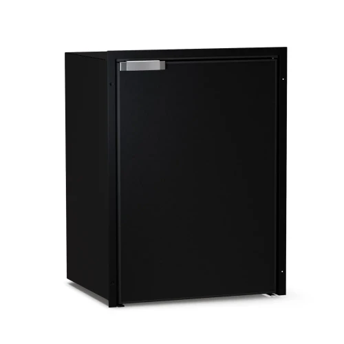 Vitrifrigo C130RBD3-EO-F 4.7 cu. ft. Refrigerator w/freezer compartment, Black, external unit, Adjustable flange,  CHROMELOCK-DG, RIGHT HINGE, DC ONLY, 12/24V, UL