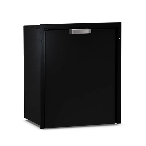 Vitrifrigo C75DWRBD3O-F  2.6 cu ft Black front panel, Drawer refrigerator, CHROMELOCK, Remote  compressor, Adjustable flange, DC ONLY,12/24V, UL