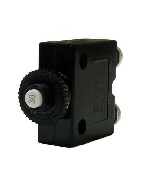 EGIS Push Button Panel Mount Circuit Breaker Screw Terminals 30 Amp - 4710-30