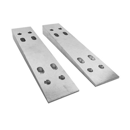 Bob's Machine Reversible Transom Wedges 5 Degrees - Aluminum Finish - 319-200000-NOPC