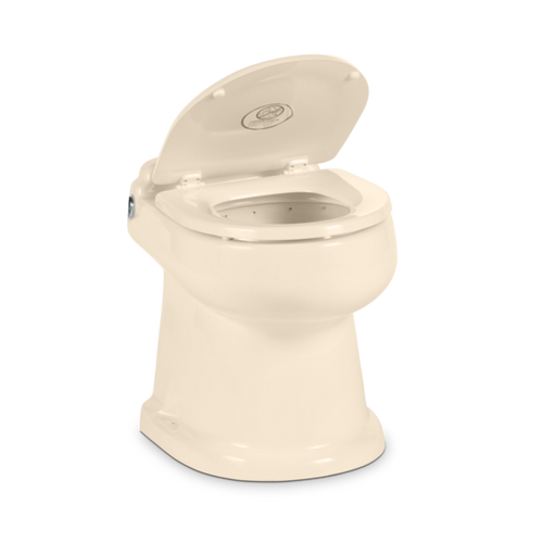 Dometic 4310 Standard Height Gravity-Discharge Toilet,  Available White and Bone