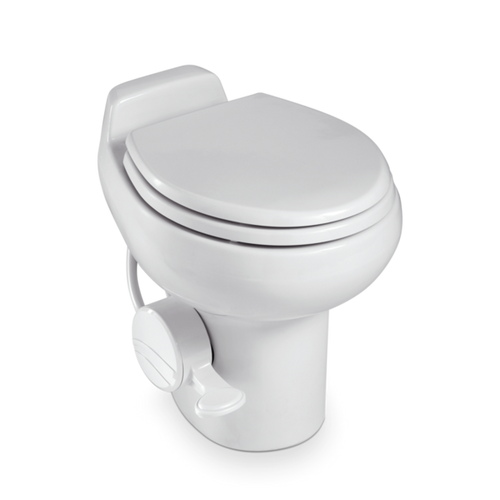 510H Standard Height, Gravity-Discharge Toilet Dometic, Available White and Bone