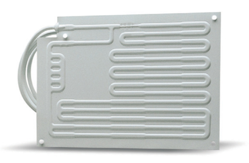 Vitrifrigo Evaporator, Flat, Pressed white aluminum, Quick couplings, Pre-charged, 13-13/16"L x 9-7/8"W , 6 ft. lineset PT2-Q