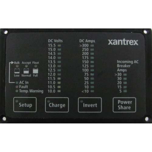 Xantrex Heart FDM-12-25 Remote Panel, Battery Status & Freedom Inverter/Charger Remote Control - 84-2056-01