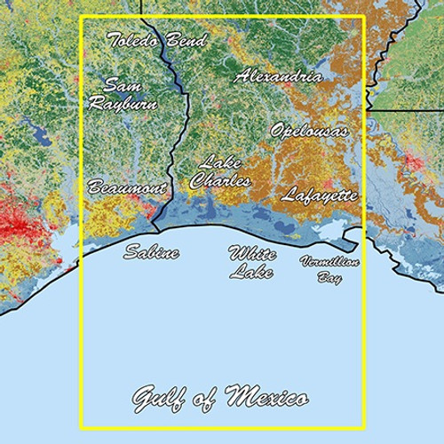 Garmin Louisiana West Standard Mapping Professional - 010-C1173-00