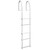 Dock Edge Fixed 5 Step Ladder Bight White Galvalume - 2105-F