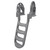 Dock Edge Stand-Off Flip-Up Polyethylene Roto Molded 4-Step Dock Ladder - Grey - 2084-F