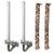 C.E. Smith PVC 40" Post Guide-On w/Unlighted Posts & FREE Camo Wet Lands Post Guide-On Pads - 27620-902