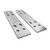 Bob's Machine Reversible Transom Wedges 2 Degrees - Aluminum Finish - 319-100001-NOPC