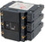 Blue Sea Systems C-Series Flat Rocker Circuit Breaker - Triple Pole 100A AC - 7568-BSS