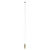 Digital Antenna 538-AW-S 8' AM/FM Stereo Antenna - White