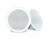 Fusion FM-F65RW 6"  White Round Flush Mount Speakers - 010-02299-00