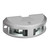 Lopolight Series 200-024 - Navigation Light - 2NM - Vertical Mount - White - Silver Housing - 200-024G2