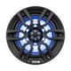 DS18 HYDRO 6.5" 2-Way Marine Speakers w/RBG LED Lights 300W - Matte Black - NXL-6BK