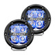 RIGID Industries 360-Series 4" LED Off-Road Spot Beam w/Blue Backlight - Black Housing - 36114