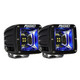 RIGID Industries Radiance Scene Lights - Surface Mount Pair - Black w/Blue LED Backlight - 68201