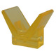 C.E. Smith Y-Stop 3" x 3" - 1/2" ID Yellow PVC - 29554