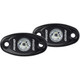 RIGID Industries A-Series Black High Power LED Light - Pair - Red - 482103