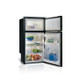 Vitrifrigo DP150IBD4-S, Sea Classic, Double Door Refrigerator/Freezer, Black, Surface flange, internal unit, 12/24V 115/230VAC - 50/60Hz
